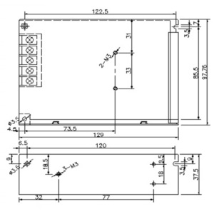 Power Supply 12V 3.5A Taiwan