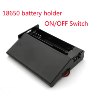 18650 Battery Case Holder 2 cells With on off Switch