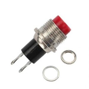 Mini Push Button Round Red N.O – 7mm