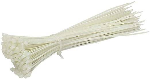 200×2.5mm Natural Nylon Standard Cable Tie (100pcs/pack)