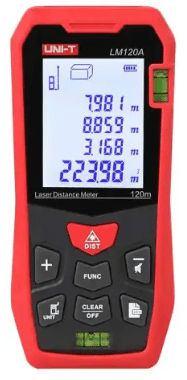 UNI-T LM120A Laser Distance Meter (up to 120 meter)