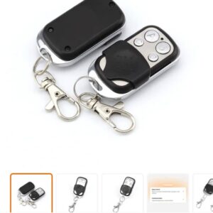 Universal Replacement Garage Door Car Gate Cloning Remote Control Key Fob 433MHz