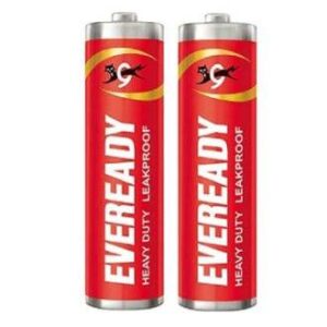 Eveready AA 1.5V Two Batteries Red