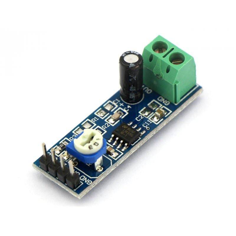 Audio Amplifier Module (LM386-Adjustable Gain)