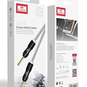 AUX07 Stereo AUX Cable – Black-Earldom ET