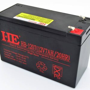 HB-1207 12V 7A Plumbic Acid Storage Sealed Rechargeable Battery