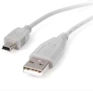 Premium USB White Cable For Arduino Nano 100Cm USB to Mini USB