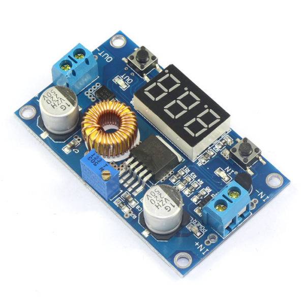 DC-DC Adjustable Voltage Buck Converter 5A with LED Display