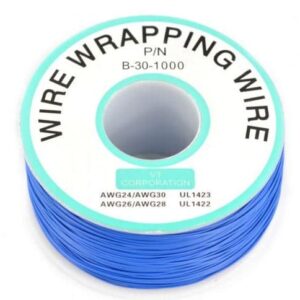 1M Blue Insulation Wrapping Wire (P/N B-30-1000) 30AWG