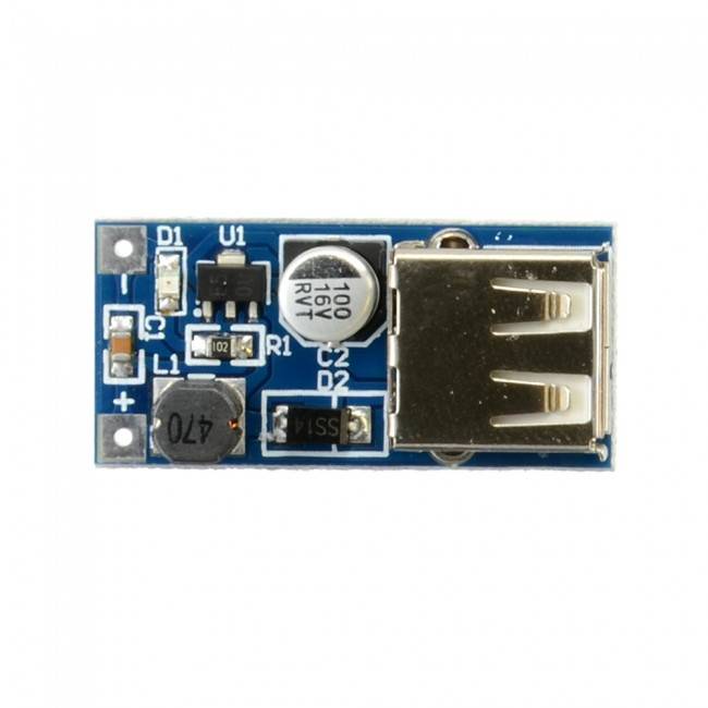 DC-DC USB Boost Step-up Converter 0.9V-5V to 5V