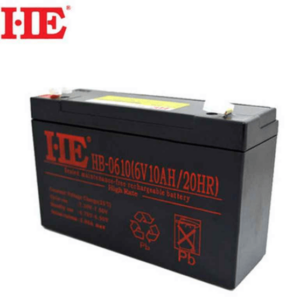 HE 6V 10Ah Rechargeable Storage Battery Lead Acid