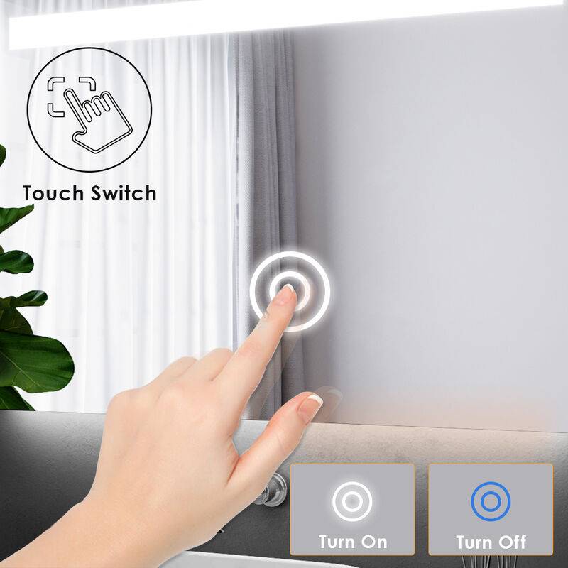 Smart Light Touch Switch Sensor For Mirror (ON/OFF)