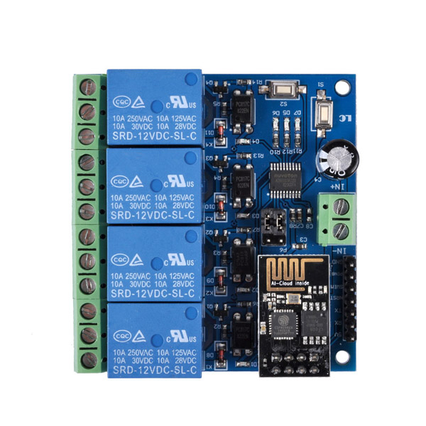 ESP8266 WiFi 4 channel Relay Module