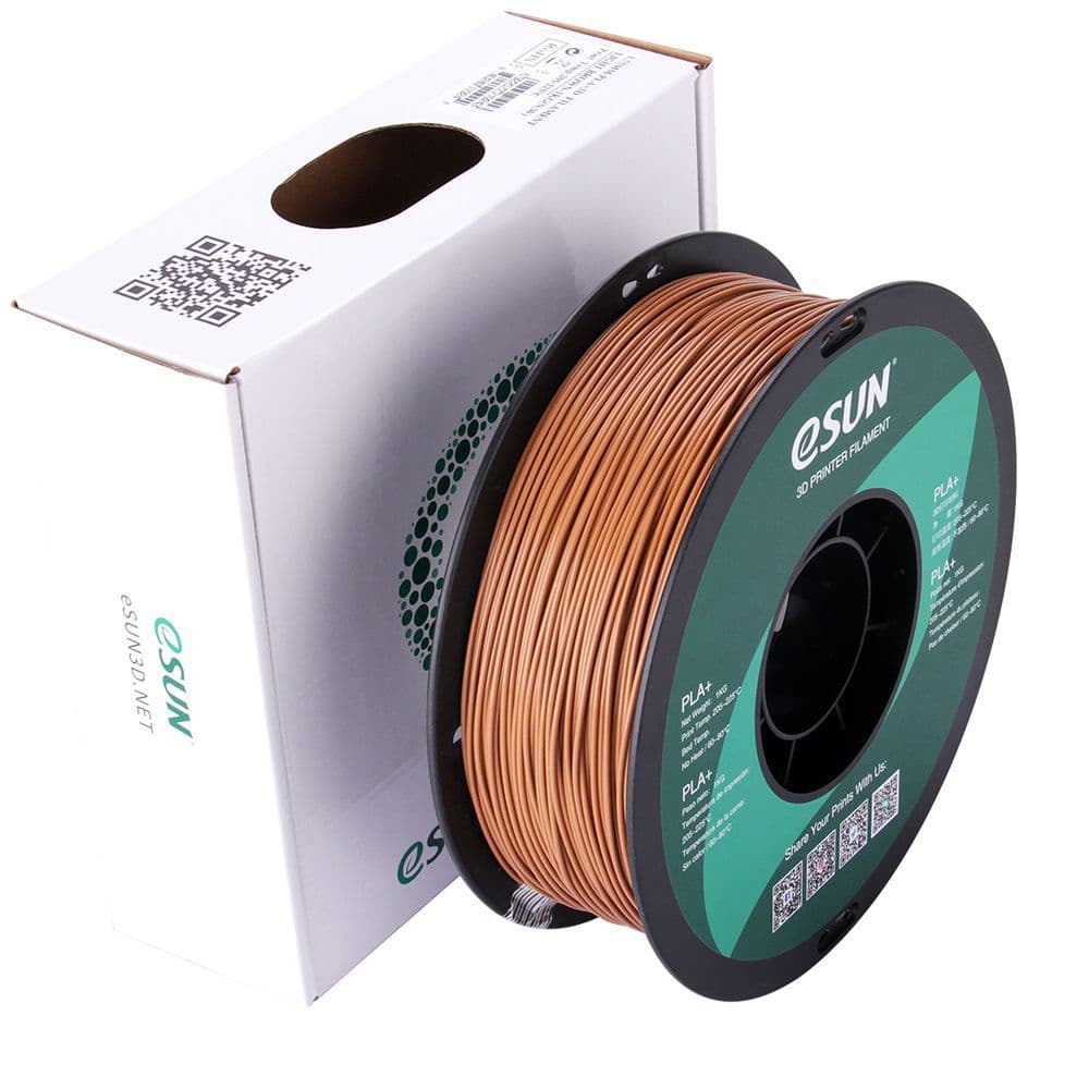 3D Printer Filament PLA+ eSUN 1.75mm 1Kg Light Brown