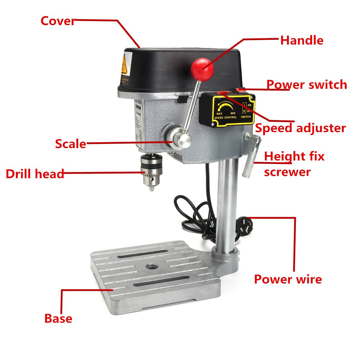 Mini Bench Drilling Machine For DIY Wood Metal Electric Tools