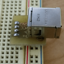 Simple USB Type B breakout Board