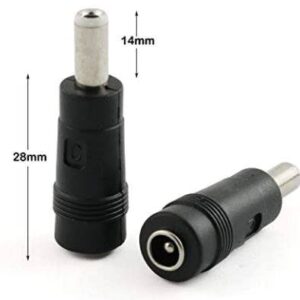 5.5×2.5mm Male to Female Plug Jack DC Connector Adapter