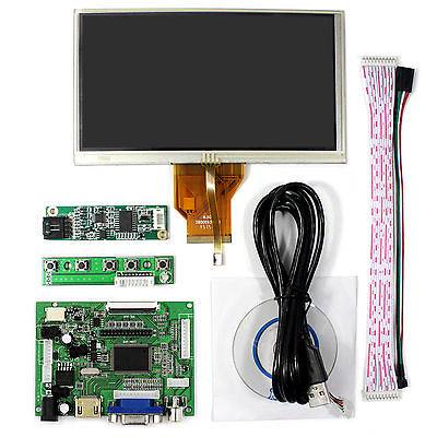 7 Inch Digital Touch LCD Screen HDMI+VGA+2AV 800*480