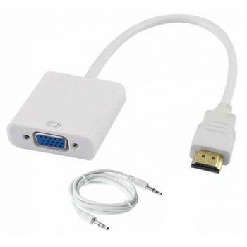 HDMI to VGA Adapter – White