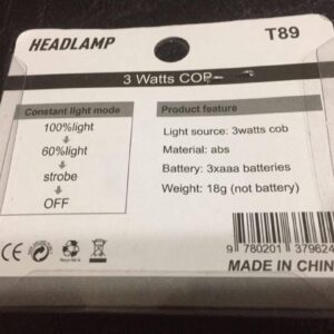 3 Watt COB Headlight