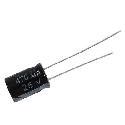 470UF 25V Aluminium Electrolytic Capacitor