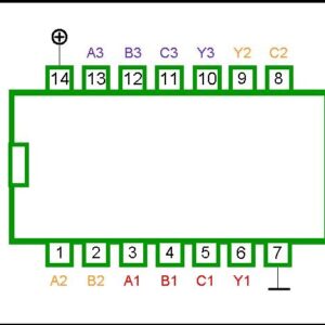 4025 DIP Triple 3-Input NOR Gate