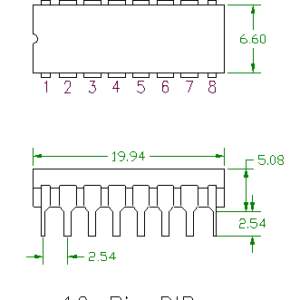 7447 DIP BCD To 7-Segment Decoder