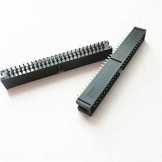 50 Pin Straight Male Shrouded PCB Idc Socket Box Header