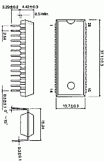 7465 DIP 4-2-3-2 Input AND-Or-Invert Gate With Open Collector Output