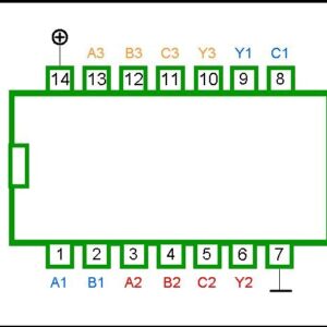 4075 DIP Triple 3-Input Or Gate