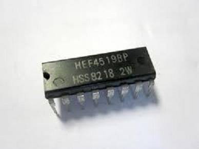 4519 DIP QUAD 2-INPUT MULTIPLEXER (DATA SELECTOR)