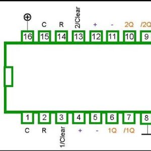 4528 DIP DUAL RETIGGERABLE MONOSTABLE MULTIVIBRATOR WITH RESET