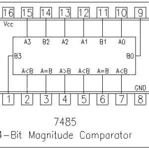 7485 DIP 4-Bit Magnitude Comparator