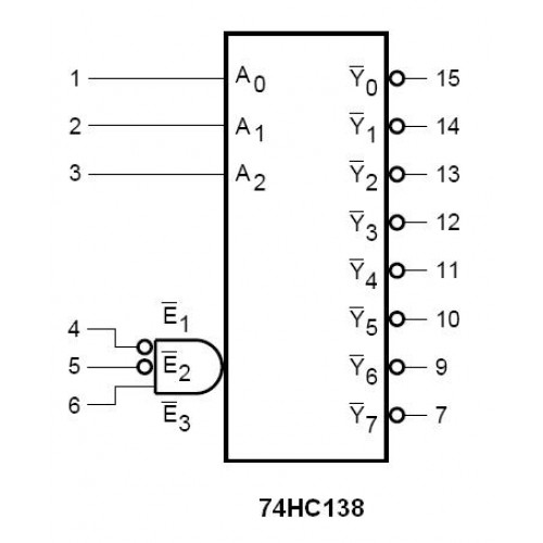 74138 DIP 3 To 8-Line Decoder / Demultiplexer