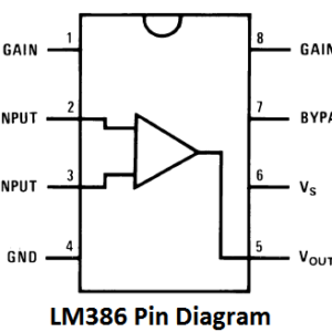 LM386 DIP LOW VOLTAGE AUDIO POWER AMPLIFIER