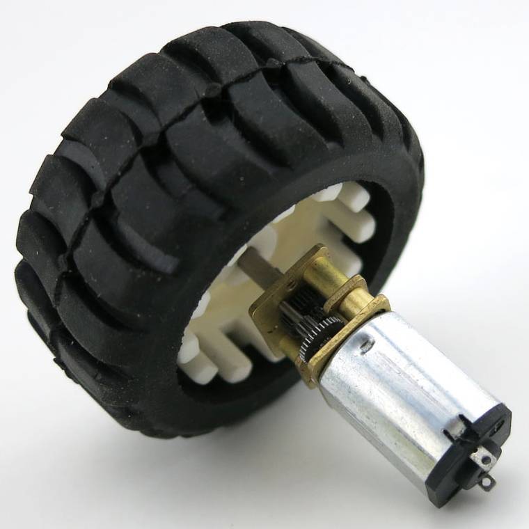 Small Gear Motor with 42mm Wheel