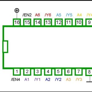 40098 DIP Hex 3-State Inverting Buffer