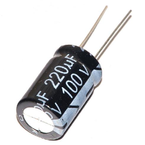 220UF 100V Aluminum Electrolytic Capacitor