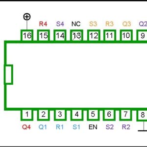 4043 DIP Quad NOR R / S Latch