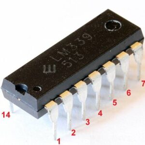 LM339 DIP SINGLE SUPPLY QUAD COMPARATOR