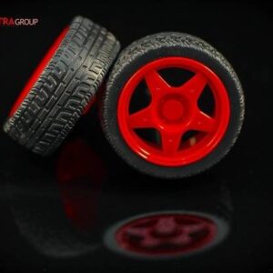 Red Wheel For Robot 65mm High Quality Rubber