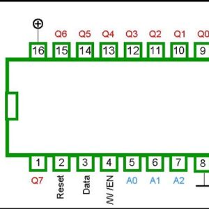 4099 DIP 8-Bit Addressable Latch