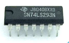 74293 DIP 4-Bit Binary Counter (Separate Divide-By-2 AND Divide-By-8 Sections)