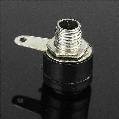 Female 4mm Banana Electrical Jack Black