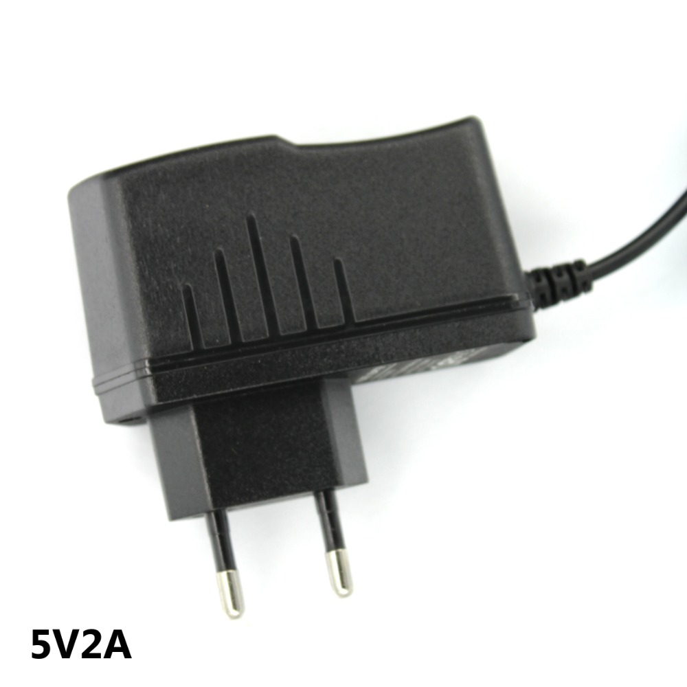 Output 5V 2A AC/DC Power Adapter (Black)