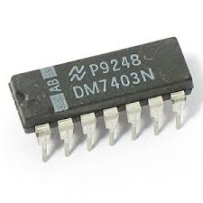 7403 DIP Quad 2-Input NAND Gate With Open Collectors Outputs