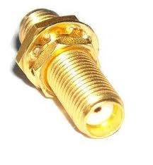 Sma Female Straight Rear Mount Bulkhead Crimp Jack Antenna Connector