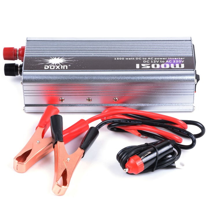 Tbe 1500W Modified Sine Wave Car/Boat 12Vdc To 220Vac Power Inverter Auto Adapter Charger