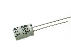 22UF 50V Aluminum Electrolytic Capacitor