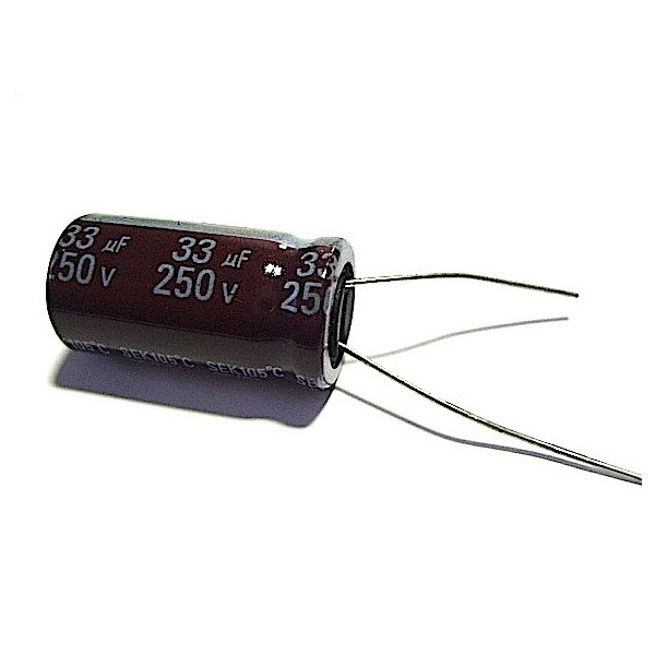 33UF 250V Aluminium Electrolytic Capacitor